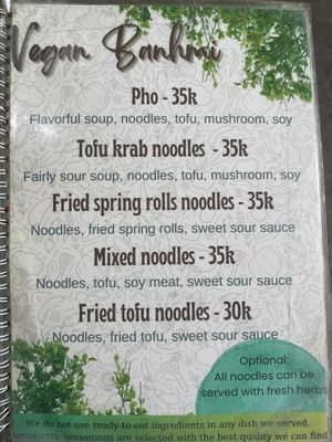   at Bao An Vegan (formerly Vegan Banhmi) in Hanoi