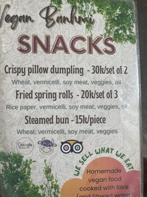   at Bao An Vegan (formerly Vegan Banhmi) in Hanoi