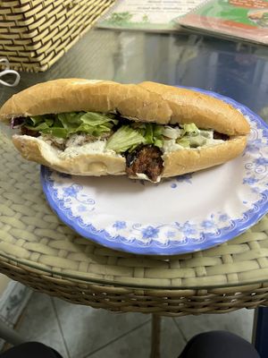 Just a bang mi  at Bao An Vegan (formerly Vegan Banhmi) in Hanoi