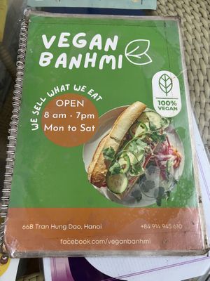   at Bao An Vegan (formerly Vegan Banhmi) in Hanoi