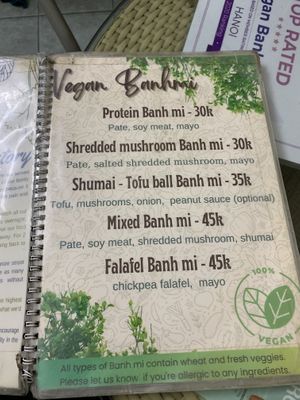   at Bao An Vegan (formerly Vegan Banhmi) in Hanoi