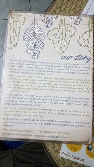 Their story at Bao An Vegan (formerly Vegan Banhmi) in Hanoi