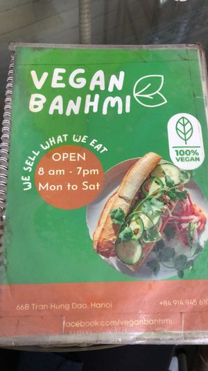   at Bao An Vegan (formerly Vegan Banhmi) in Hanoi
