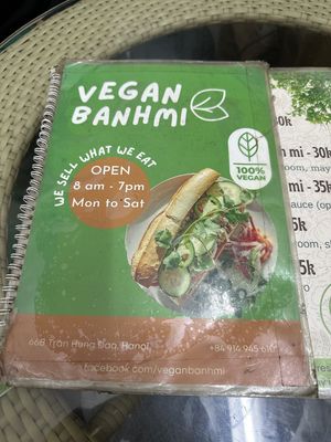  at Bao An Vegan (formerly Vegan Banhmi) in Hanoi