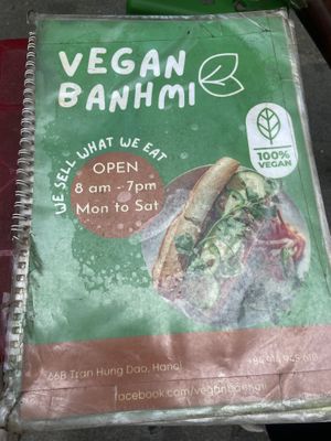   at Bao An Vegan (formerly Vegan Banhmi) in Hanoi
