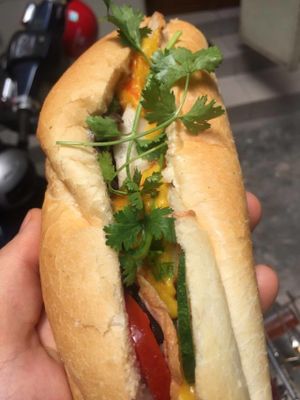 Vegan Banh mi  at Bao An Vegan (formerly Vegan Banhmi) in Hanoi