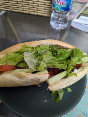 Mixed bahn mi at Bao An Vegan (formerly Vegan Banhmi) in Hanoi