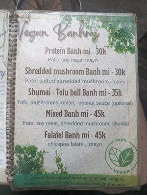  at Bao An Vegan (formerly Vegan Banhmi) in Hanoi