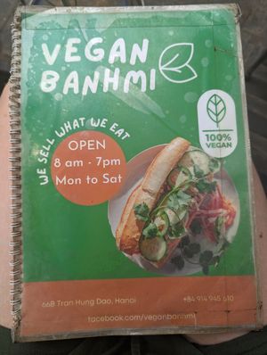  at Bao An Vegan (formerly Vegan Banhmi) in Hanoi