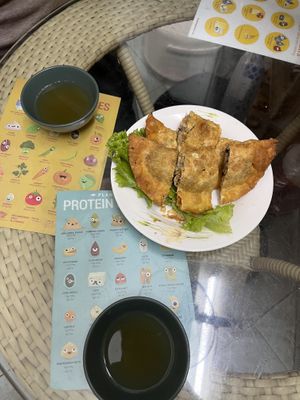 Dumpling  at Bao An Vegan (formerly Vegan Banhmi) in Hanoi