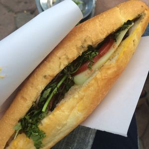 vegan banh mi at Bao An Vegan (formerly Vegan Banhmi) in Hanoi