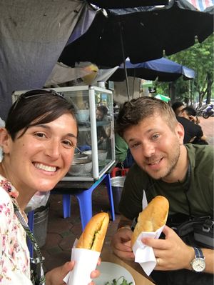 this is the real deal! at Bao An Vegan (formerly Vegan Banhmi) in Hanoi