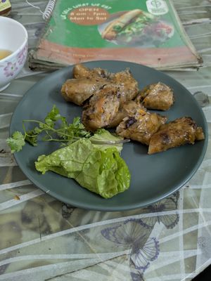 Fried Spring Rolls at Bao An Vegan (formerly Vegan Banhmi) in Hanoi