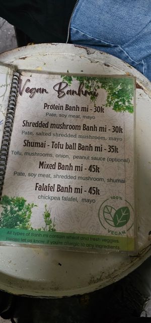  at Bao An Vegan (formerly Vegan Banhmi) in Hanoi