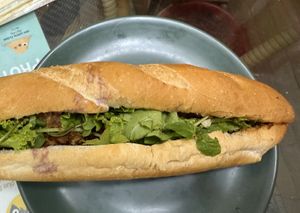 Bang Mi shredded Mushroom   at Bao An Vegan (formerly Vegan Banhmi) in Hanoi