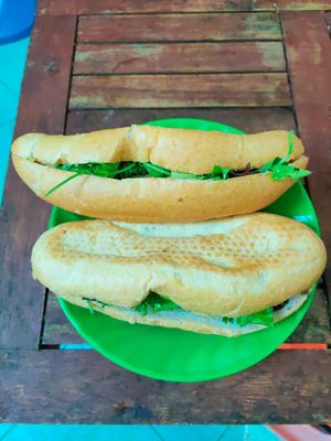 Vegan Bahn Mi at Bao An Vegan (formerly Vegan Banhmi) in Hanoi
