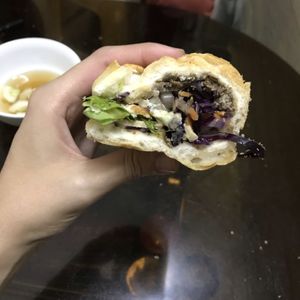 bahn mi at Bao An Vegan (formerly Vegan Banhmi) in Hanoi