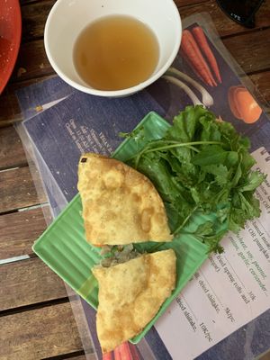 Pillow donut at Bao An Vegan (formerly Vegan Banhmi) in Hanoi