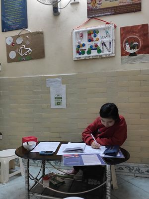 Cozy little restaurant with amazing food and super frienfly family!! at Bao An Vegan (formerly Vegan Banhmi) in Hanoi