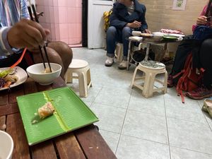 Pequeño local por un pasillo  at Bao An Vegan (formerly Vegan Banhmi) in Hanoi