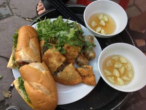 vegan deliciousness at Bao An Vegan (formerly Vegan Banhmi) in Hanoi