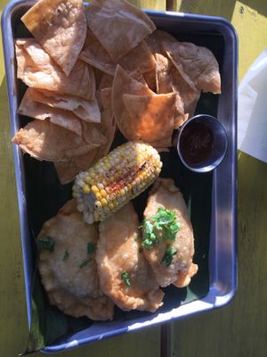Empanadas at La Botanica in San Antonio