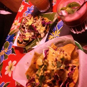Vegan Nachos at La Botanica in San Antonio