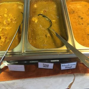 All vegan buffet at Gandhi Tandoori in St Pauls Bay