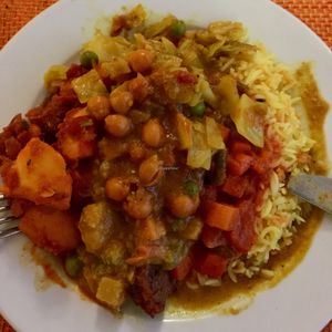 vegan Indian food at Gandhi Tandoori in St Pauls Bay