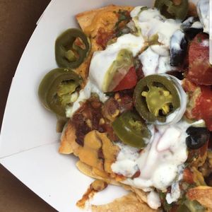 Loaded Nachos  at The Green Vegetarian in Canton