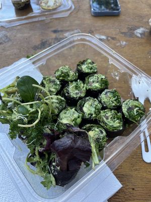 Sushi box  at Coconut Grove Farmer's Market in Miami