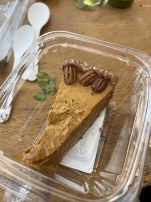 Pumpkin cheesecake   at Coconut Grove Farmer's Market in Miami