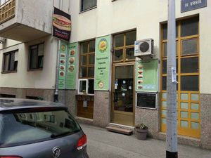 Outside of Vege Fino at Vege Fino Za Sve in Zagreb