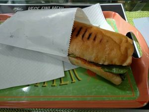 Salamko sandwich at Vege Fino  at Vege Fino Za Sve in Zagreb