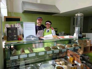 Owners of Vege Fino at Vege Fino Za Sve in Zagreb