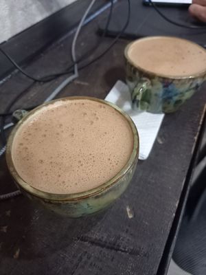 Hot chocolate at Fat Cat Coffee House in Antigua