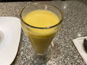 mango lassie at Udupi Cafe in Tempe