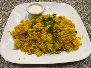 Vegetable Briyani at Udupi Cafe in Tempe