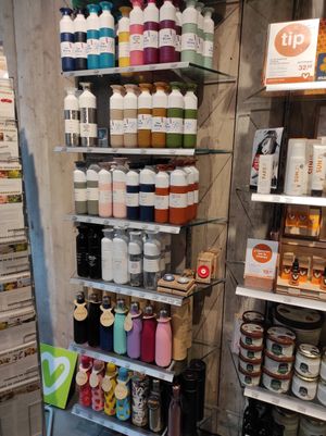 Bottles at Vitaminstore in Nijmegen
