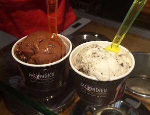 Ice cream at Mondieu - Panska in Bratislava