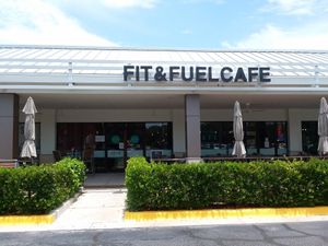 The front of it at Fit & Fuel Bicycle Cafe in Naples