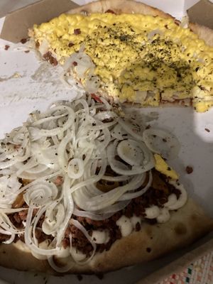 Pizza deliciosa, só deveria vir mais quente, chegou meio morna, mas amei!!!!  at Barao Natural - B4 in Sao Paulo