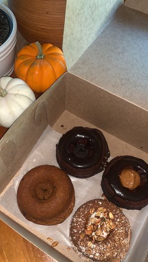 Saturday morning donuts!!! at CLE Juice Box in Mentor