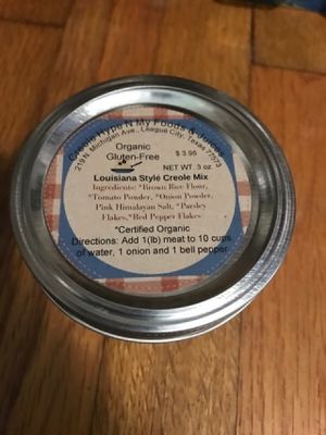 Gluten Free Organic Louisiana Creole Mix at Natural Living Food Co-op and Cafe in League City