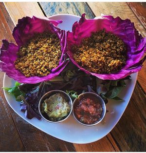 Vegan taco  at Natural Living Food Co-op and Cafe in League City