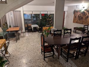 Inside at La Ruta Vegana in Mazatlan