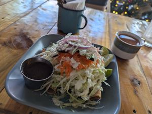 The rollos at La Ruta Vegana in Mazatlan