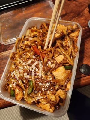 Noodle tofu sze-shuan at Ho's Kina in Stockholm