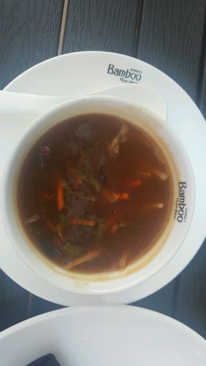 Hot and Sour Soup at Inchin's Bamboo Garden in Cleveland