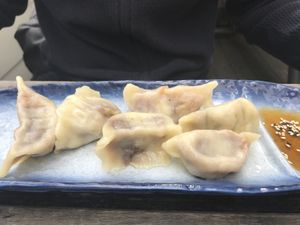 Boiled Jiaozi (M2) at Sampan in Frankfurt